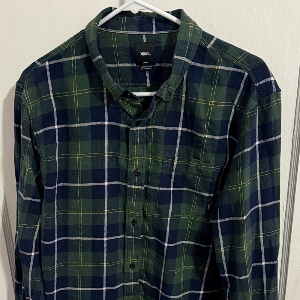 Lot of 3 VANS Men's Plaid Flannel Shirts - Picture 4 of 8